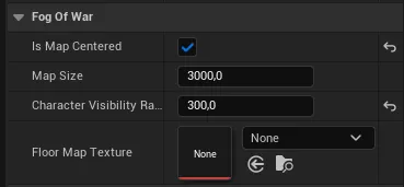 The Fog Manager settings